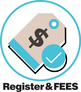 Register and Fees icon